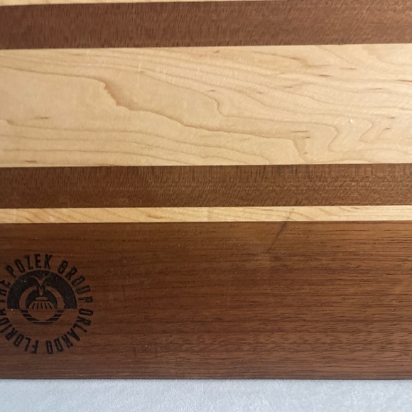 Handcrafted Wood Cutting Board - “Home Sweet Home” – Maple & Mahogany - Picture 6 of 14